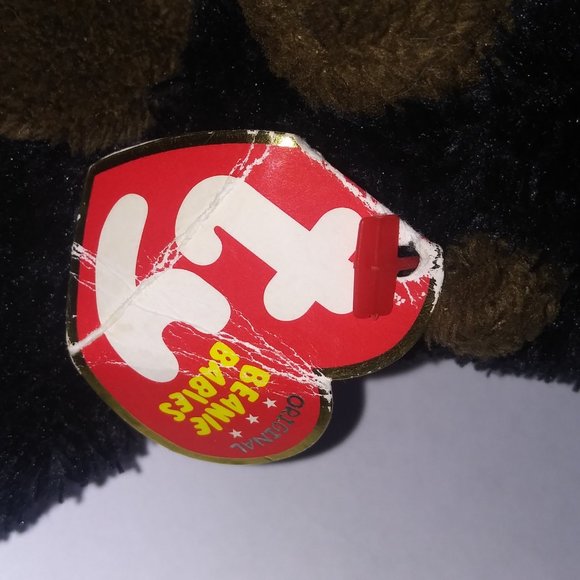 Congo the Gorilla Ty Beanie Babies Multiple Errors Ear Tag-No Red Star /Tush Tag - Picture 3 of 8